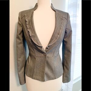 WHBM grey suit jacket NWT